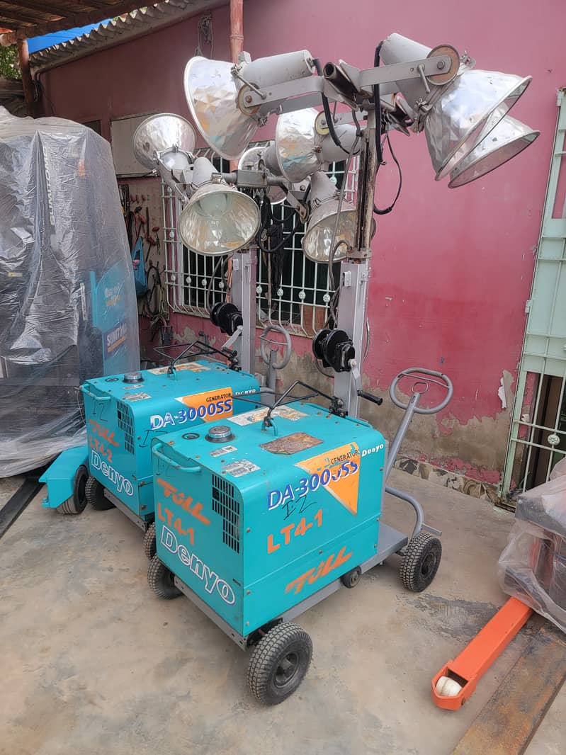 Denyo 3 Kv Tower Light Lighting Tower Generators for Sale in Karachi 19