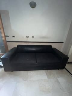 THREE SEATER LEATHER SOFA