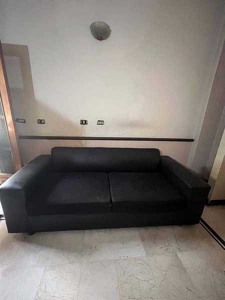 THREE SEATER LEATHER SOFA 1