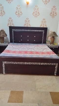 Bed Set with side Tables and Dressing for Sale 0