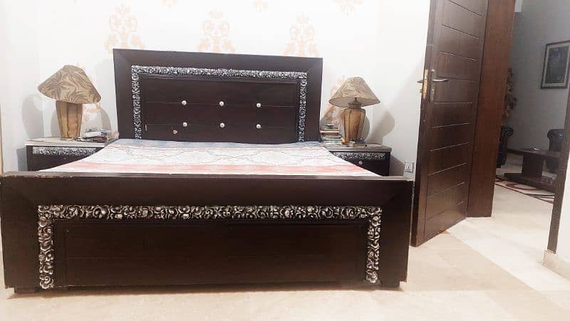 Bed Set with side Tables and Dressing for Sale 1