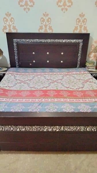 Bed Set with side Tables and Dressing for Sale 7