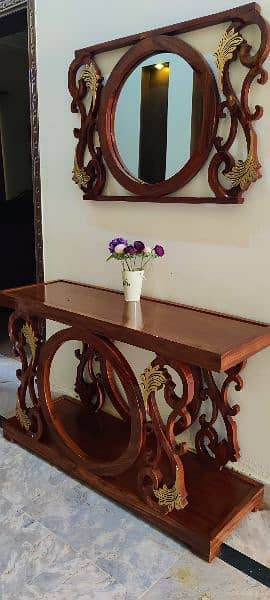 Newly bought console table set for sale 1