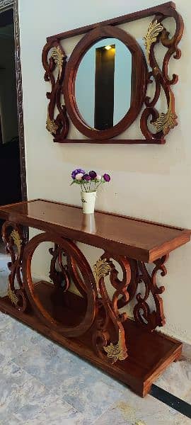 Newly bought console table set for sale 2