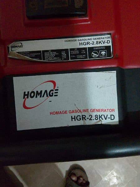 home age 2.8kv gasoline gegerater 6