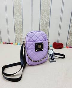 Nylon cross body bag