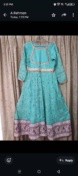 Orgenza frock for sale 1