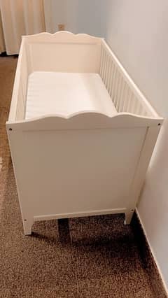 Brand New Imported Baby cot with Mattress