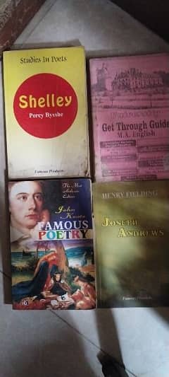 M. A English Books urgent