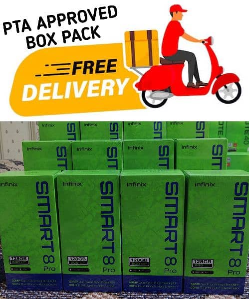 Infinix Smart 8 Pro Box Pack Hot 40 Pro Note 40 Pro Zero 40 Hot 50i 0