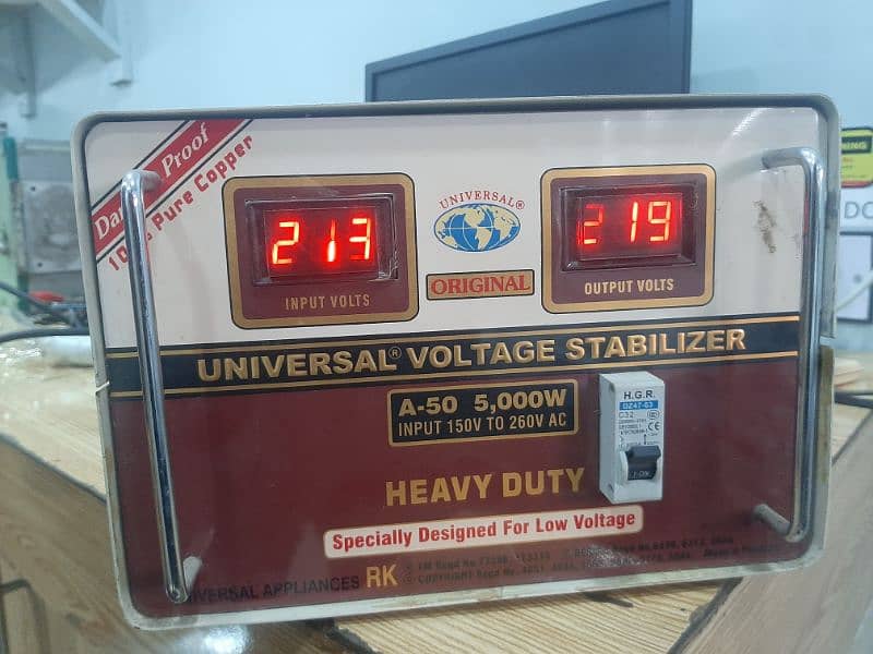 Universal Stabiliser A-50 (ENERGY SAVER)5000 WATTS 3