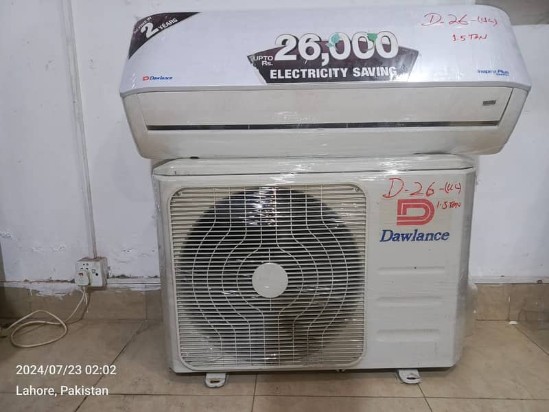 Dawlance 1.5 ton dc inverter D26UC (0306=4462/443) ahoo Set 2