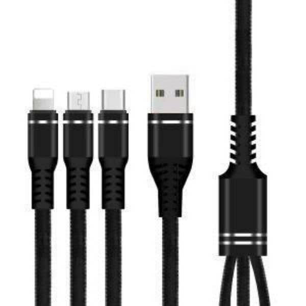 3in1 mobile charging cable 2