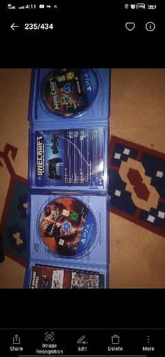 Tekken 7 and Minecraft ps4 disk