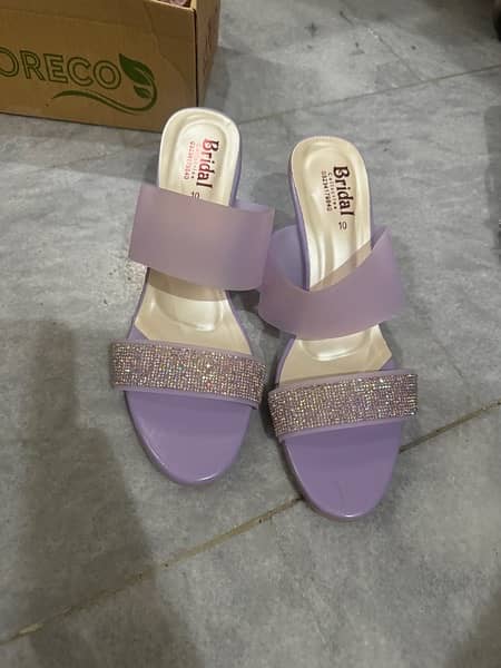 Stylo brand unused girls bridal heels 10