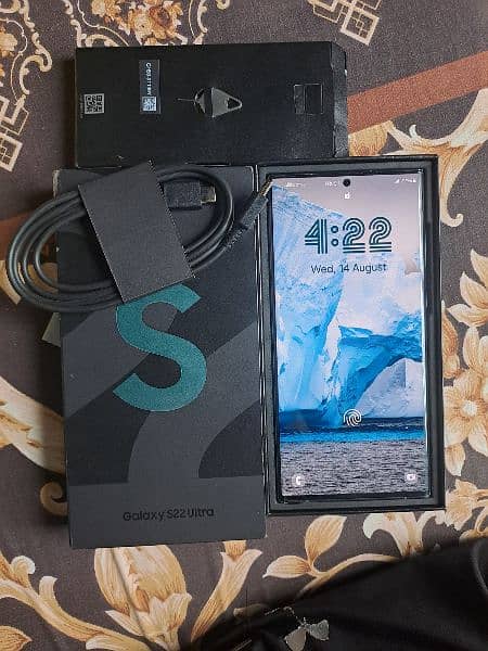 s22 ultra non PTA 4 month sim used kr skte ho condition 10 by 10 1