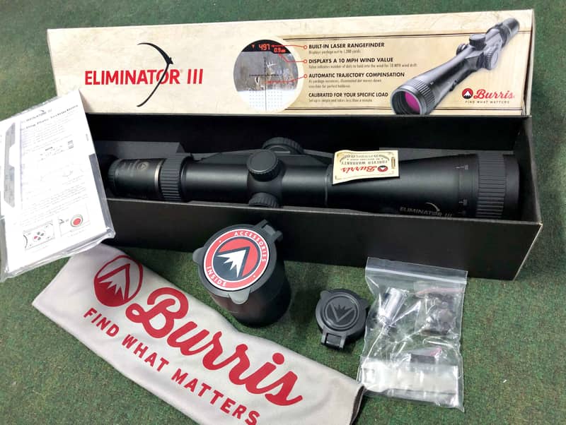 Burris Eliminator 3 Laser Eliminator Rifle Scope Lazer Range Hunt 1