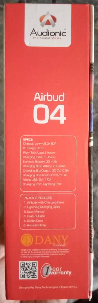 Audionic Airbud 4 | Wireless Earbuds Earphones Earpods 12