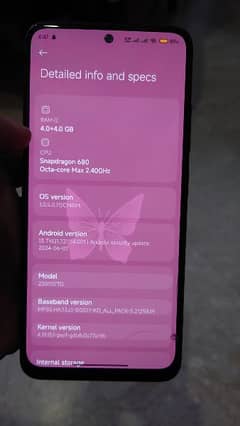 Redmi Note 11 4+4/128 9/10 Condition.