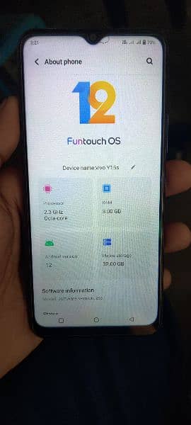 Vivo y15s 3-32 saf condition hy only phone all ok price thori Kam hogi 0