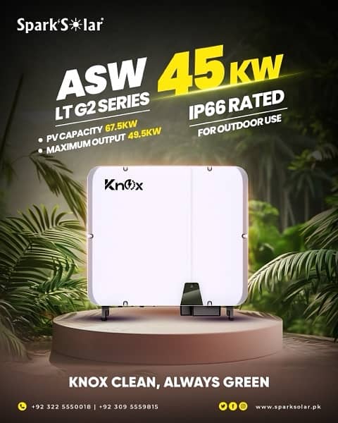 knox ASW G2 15kw OnGrid 3phase Solar Inverter with 10Years Warranty 2