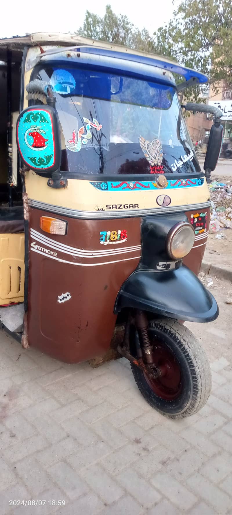 SazGar-2014,Disc-Brake,LPG-Gas-PetRoL Rickshaw,DarwaZy Lagay hwy hn 6