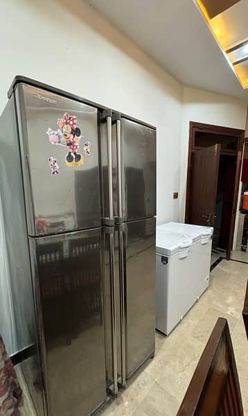 4 door refrigerator in god condition 4