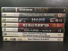 xbox 360 original cds games ( backwards compatiable )