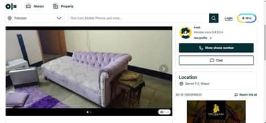 dewan type sofa for sale in good condition