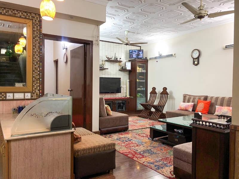 10 Marla corner double story house For Sale near ghazi Chocollege road 5 bedroom with attached washroom TV lounge kitchen drying dining room store tiles flooring good location All facility available neat and clean house water electricity sui gas availab 14