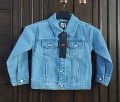 Kids Unisex Premium Branded Denim jacket 0