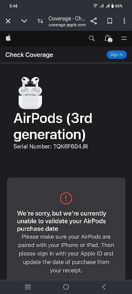 Airpods Gen 3 Only Charging Case Available 100% Original 3