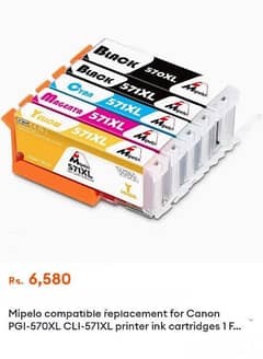 printer ink cartridges, 18XL and 570 /571 pgi XL half prize