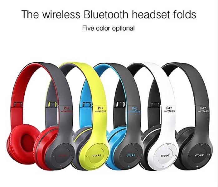 p47 wirless waterproof headphones headset 6