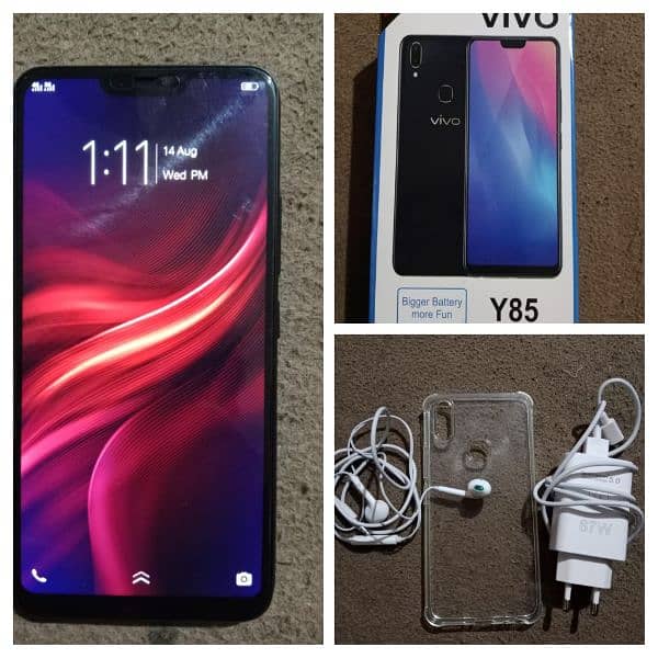 vivo y85a 4/64 New box open kia ak din huaa ha fresh condition VIP lus 0