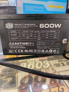 cooler master gaming supply 600 watt 12 volt 48 amp