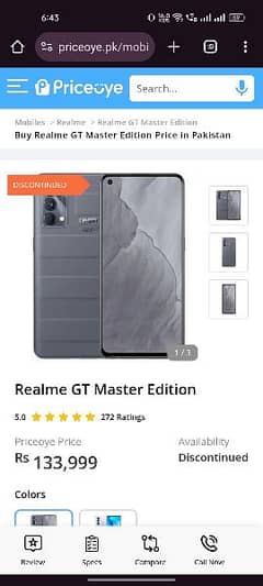 Realme Gt Master Edition