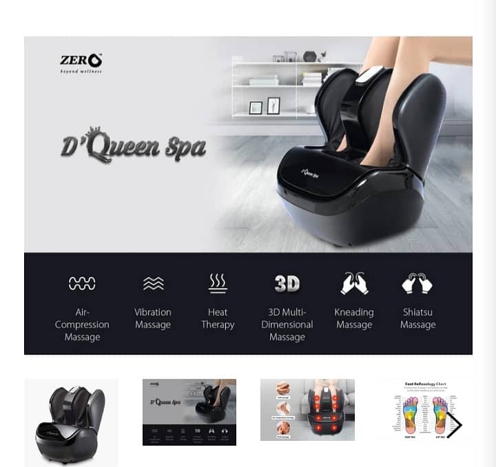 D'Queen Spa Leg & Foot Massager 2