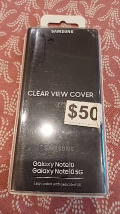 Clear View Cover for Samsung Galaxy Note 10