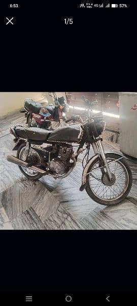 Honda 125 ,model 2005 , Sargodha number. copy letter ok 1