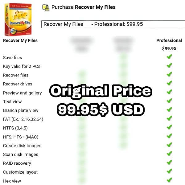 Recover My Files (PAID) Data Recovery Software 3