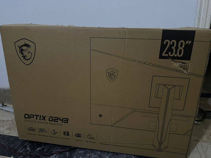 MSI OPTIX G243 165Hz In Mint Condition 8