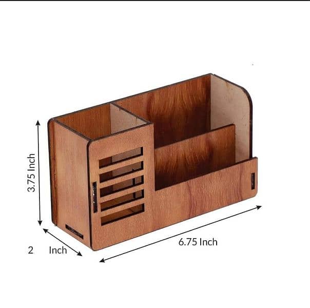 WOODEN PEN OR MOBILE HOLDER 1