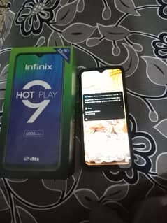 infinix hot. 9 play with box 2/32