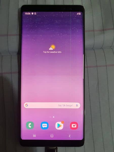 Note8 dual sim good condition sim card working lcd me shaid hy 3