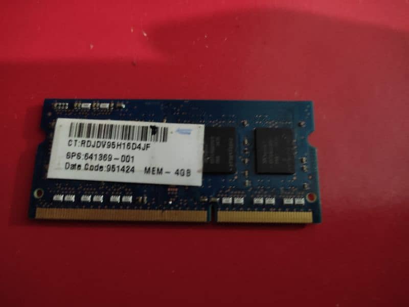 4GB DDR3l 1600Mhz laptop Rams 2