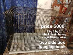 5 different sizes iron cages for birds