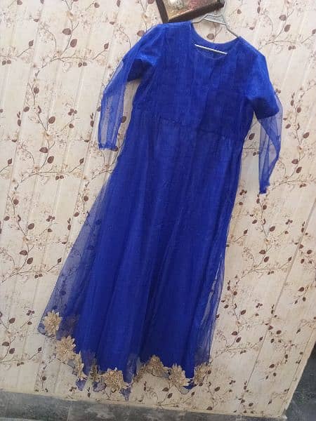 blue colour long maxi full flayer 2