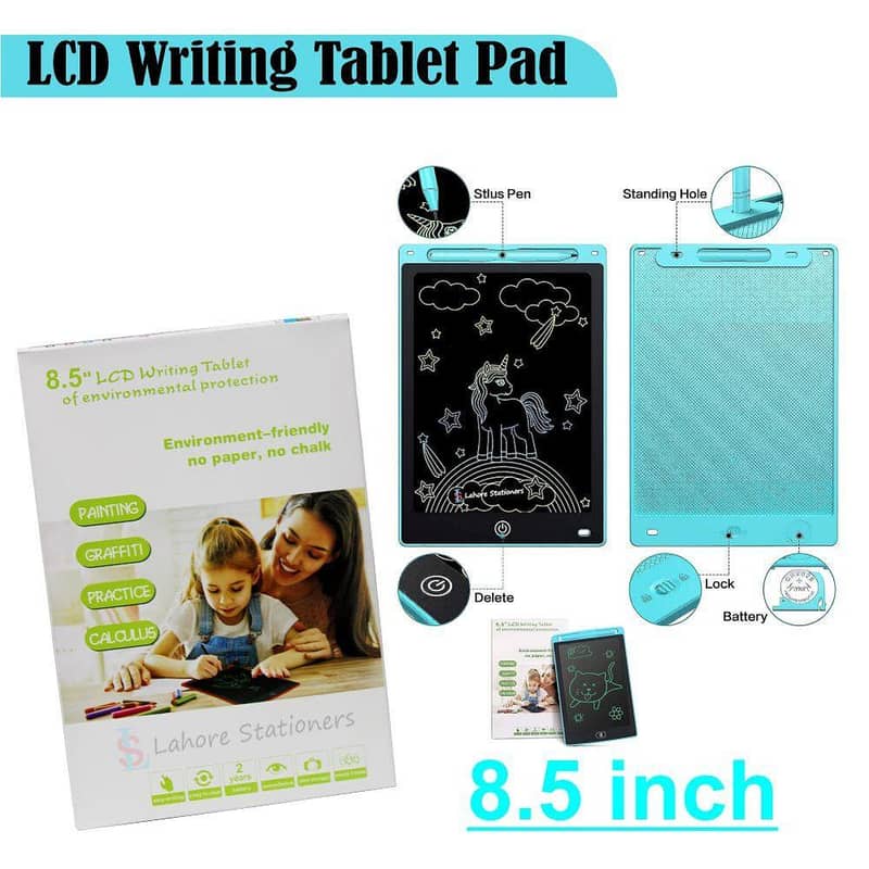 8.5 inches writing tablet 2