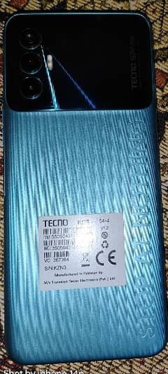 Tecno spark 8 pro sealed water pack box pta approved just used home. 0